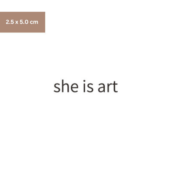 She is art Tattoo