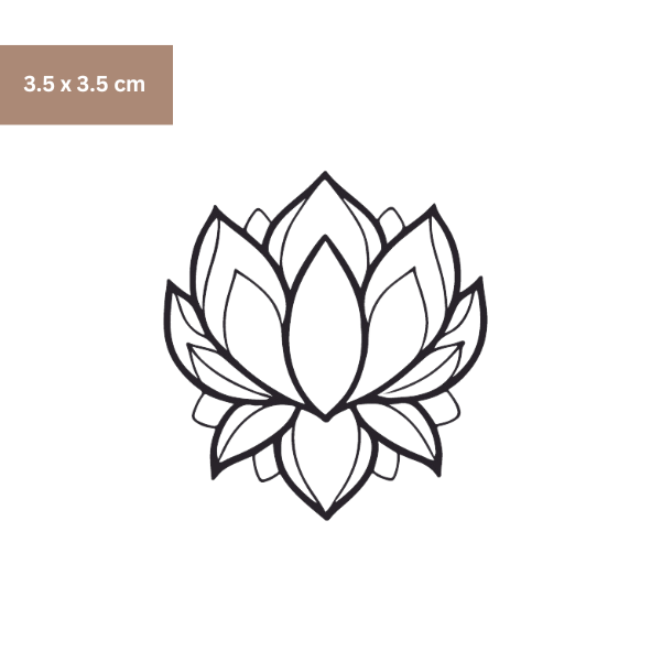 Lotus Blume Tattoo - Henna Tattoo Schweiz
