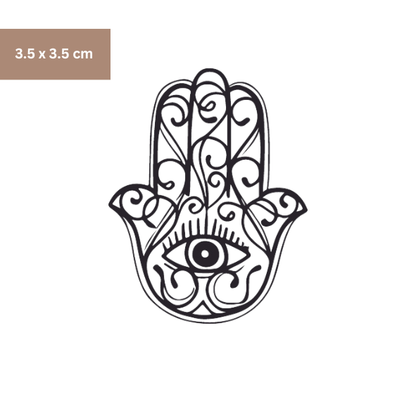 Hamsa Fatima Hand Tattoo - Henna Tattoo Schweiz