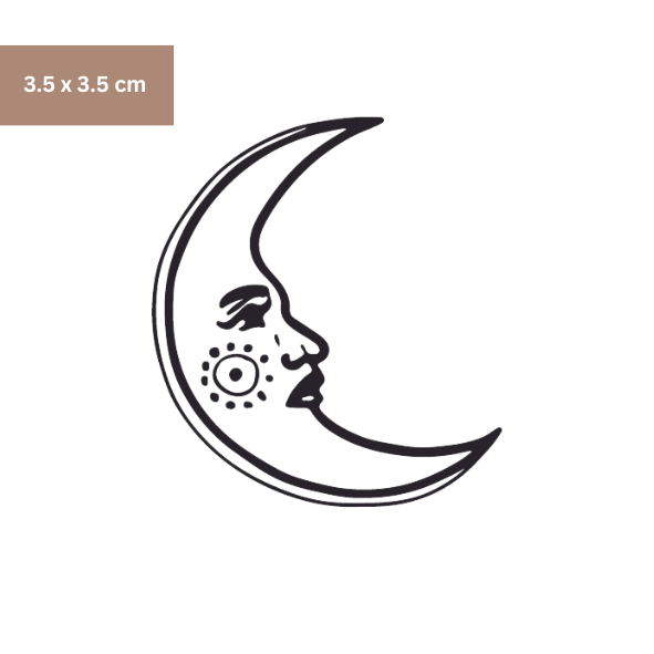 Mond Tattoo - Henna Tattoo Schweiz