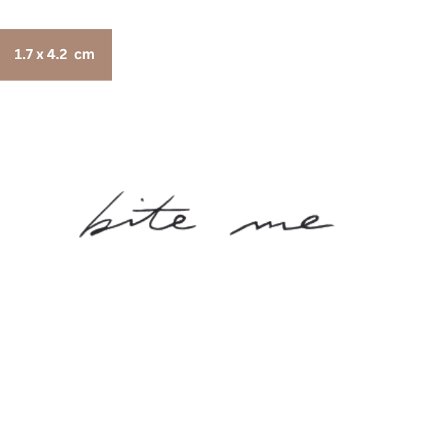 bite me Tattoo - Henna Tattoo Schweiz