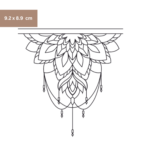 Halb Mandala Tattoo - Henna Tattoo Schweiz