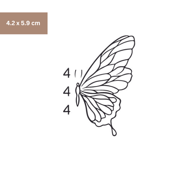 Schmetterling 444 Tattoo