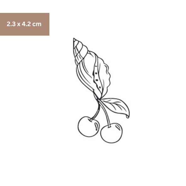 Muschel Cherry Tattoo - Henna Tattoo Schweiz