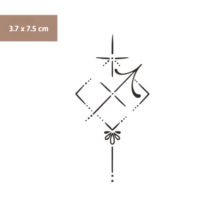 Sternzeichen Schütze Tattoo