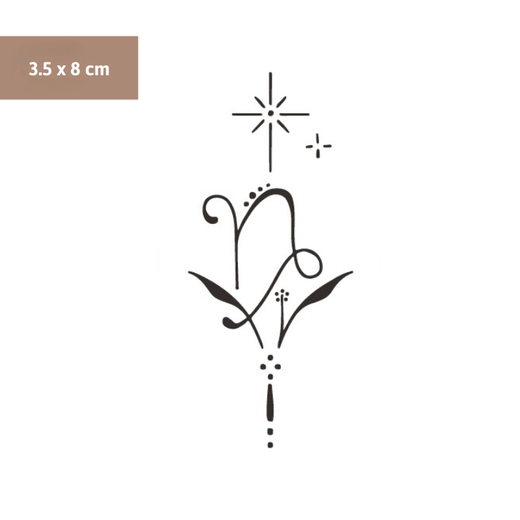 Sternzeichen Steinbock Tattoo