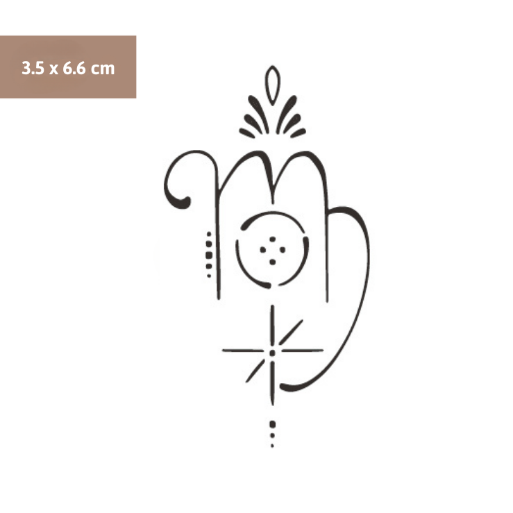 Sternzeichen Jungfrau Tattoo
