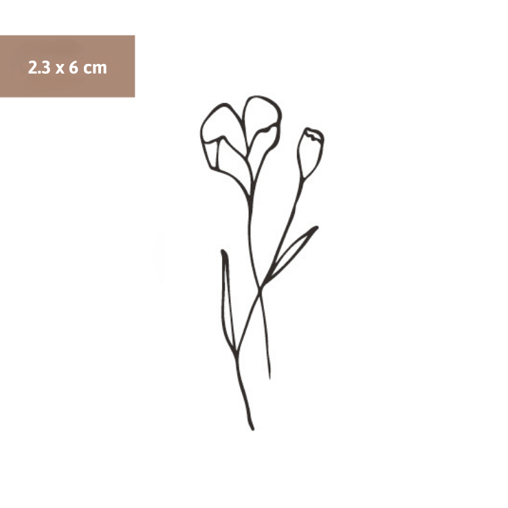 Blumen Fineline Tattoo
