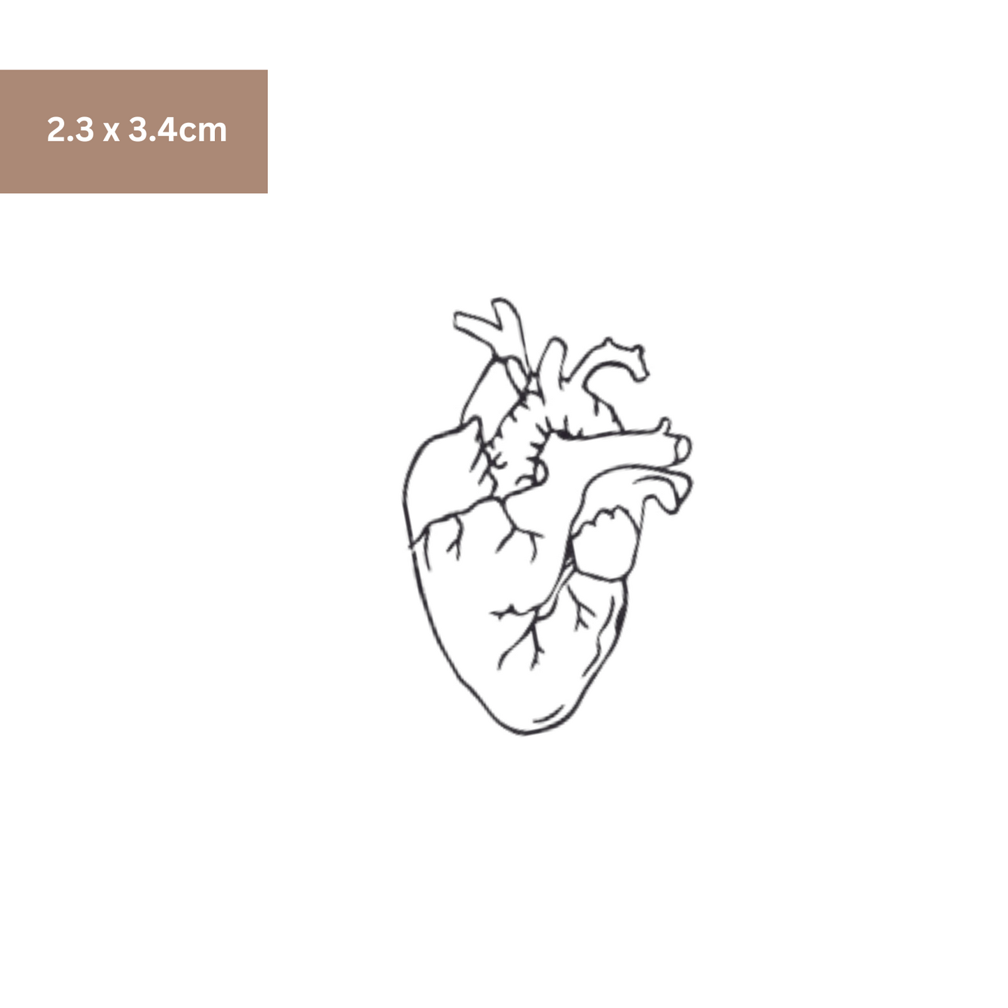Echtes Herz Tattoo - Henna Tattoo Schweiz