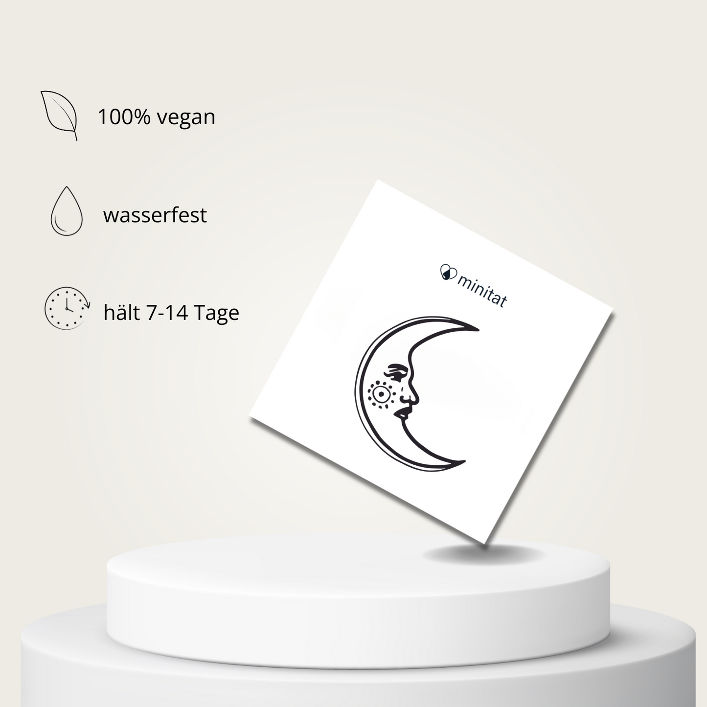 Mond Tattoo - Henna Tattoo Schweiz
