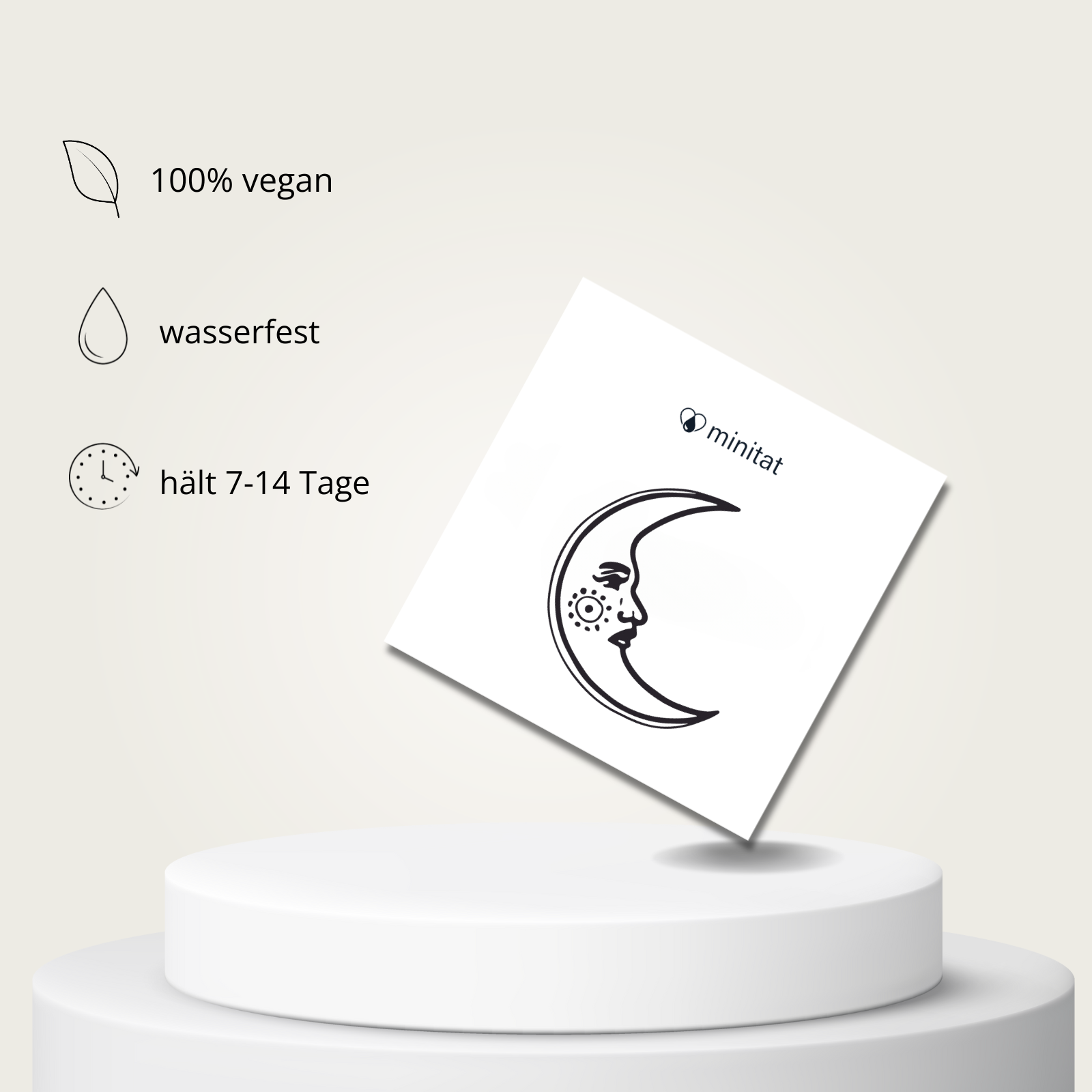 Mond Tattoo - Henna Tattoo Schweiz