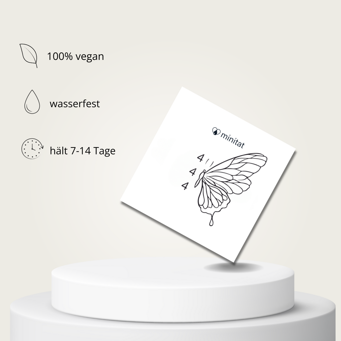 Schmetterling 444 Tattoo