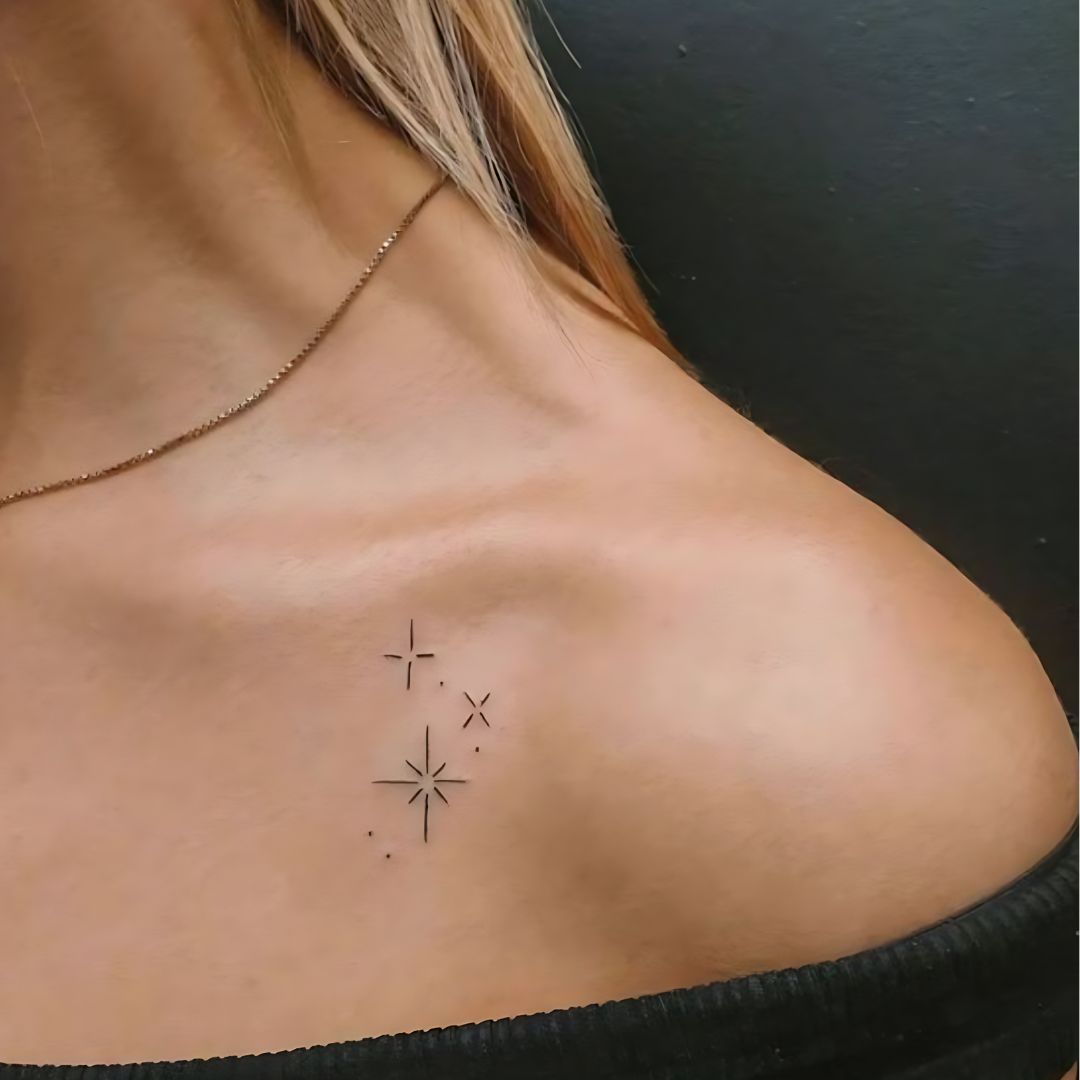 Sterne Ornamente - Henna Tattoo Schweiz