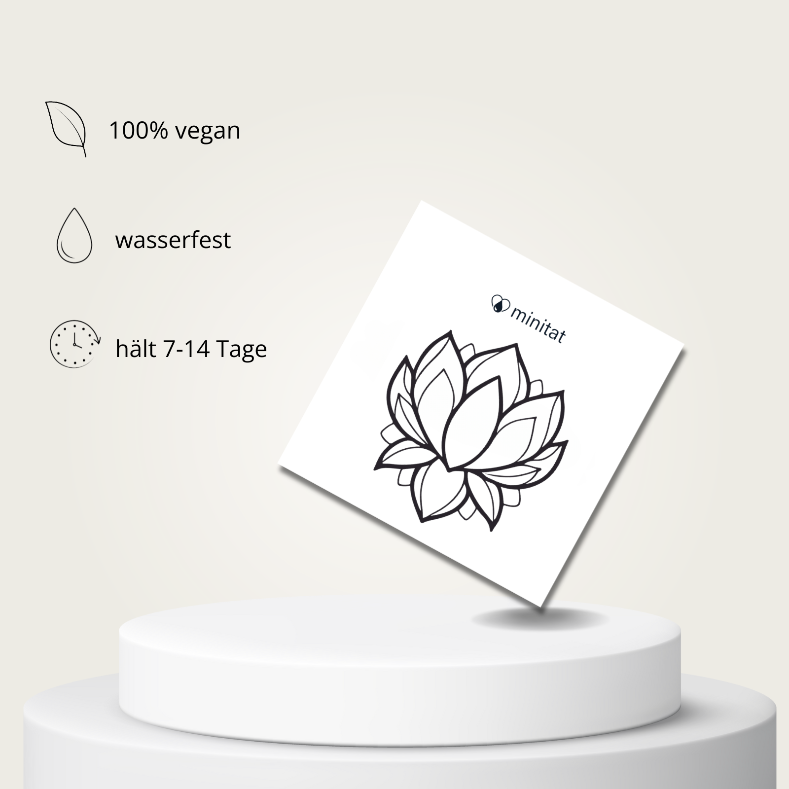 Lotus Blume Tattoo - Henna Tattoo Schweiz