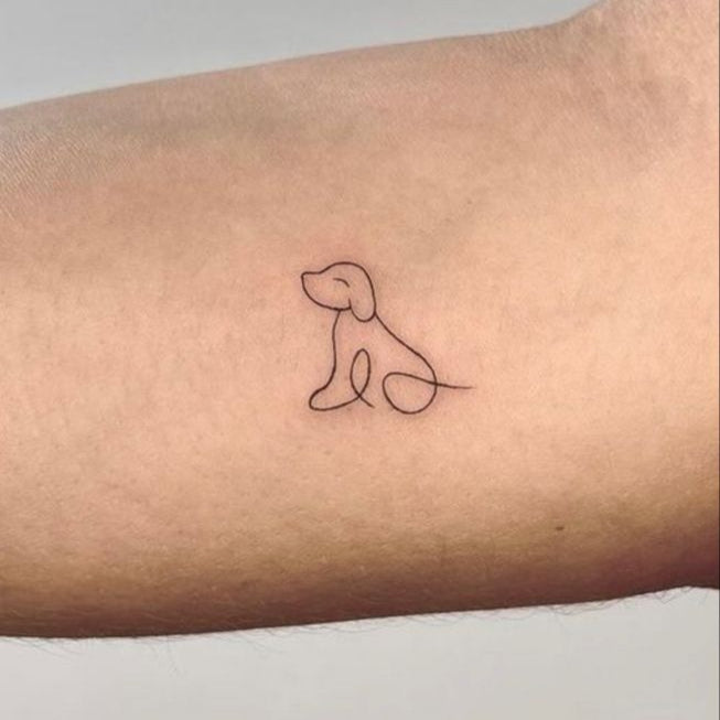 Hund Tattoo