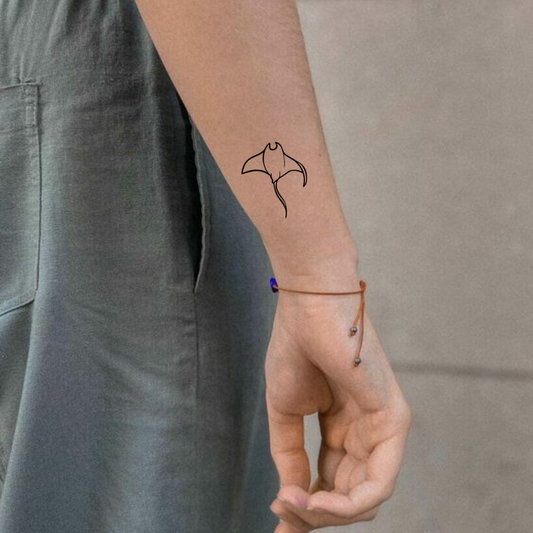Manta Rochen Tattoo - Henna Tattoo Schweiz