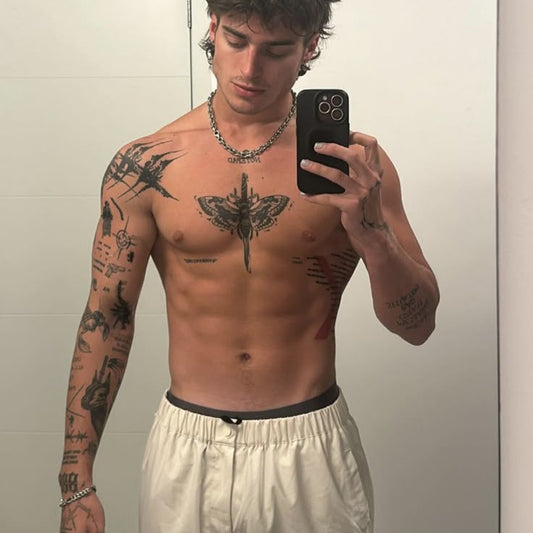 Schmetterling Schwert Tattoo