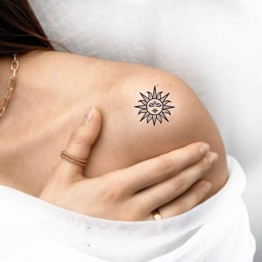 Sonne Tattoo - Henna Tattoo Schweiz