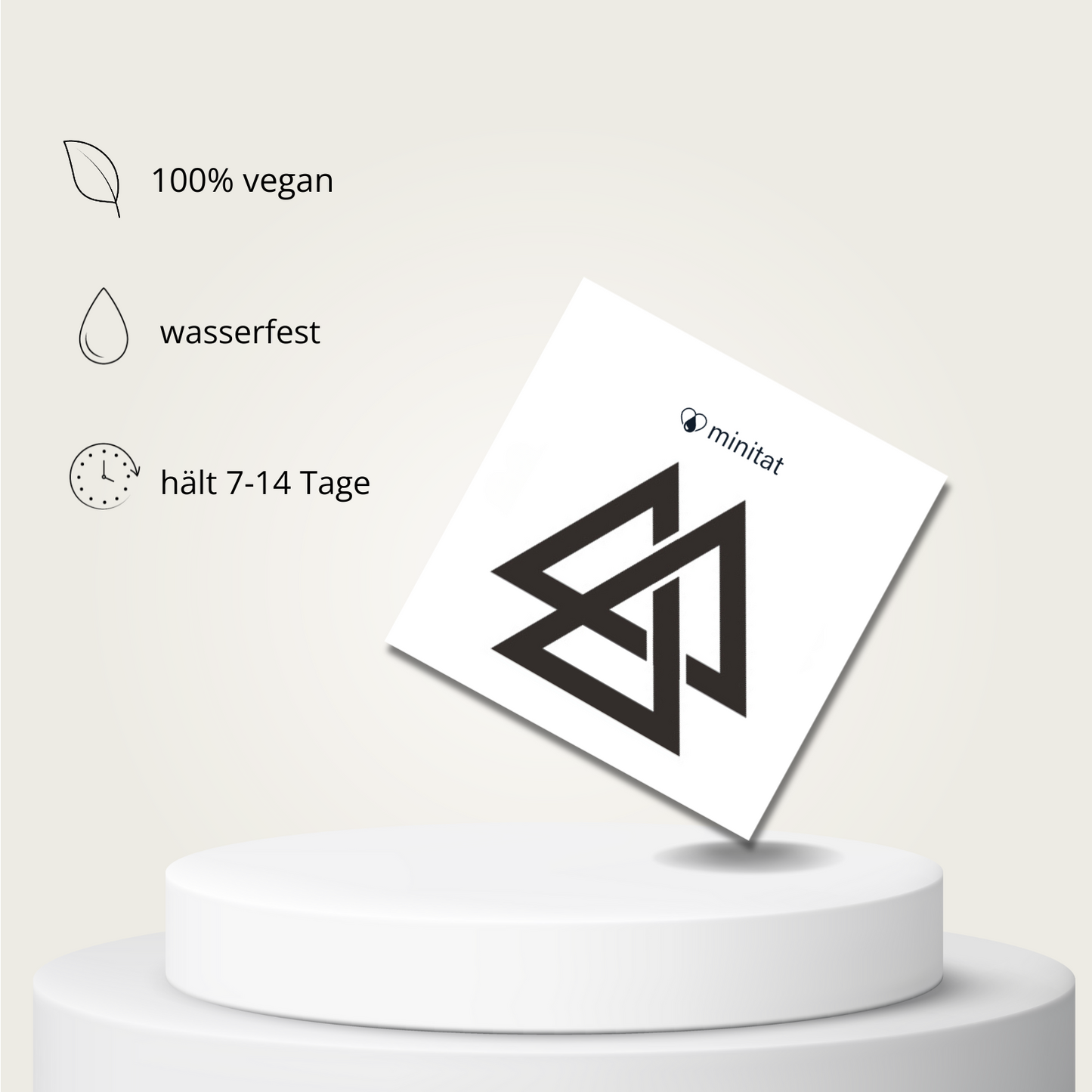 Valknut I Wotansknoten Tattoo