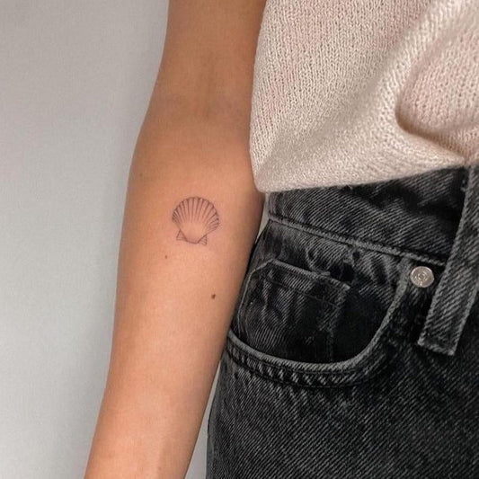 Muschel Tattoo - Henna Tattoo Schweiz
