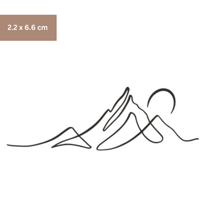 Mountain Berge Tattoo