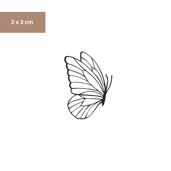 Schmetterling Tattoo - Henna Tattoo Schweiz