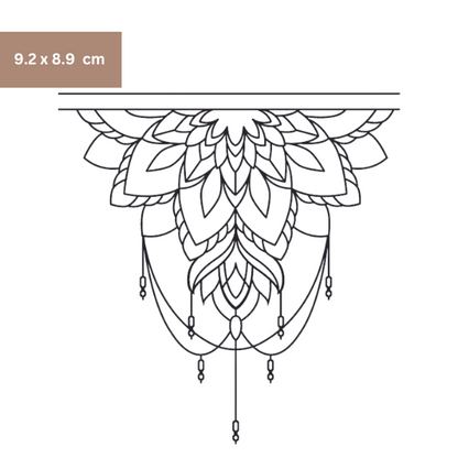 Halb Mandala Tattoo - Henna Tattoo Schweiz