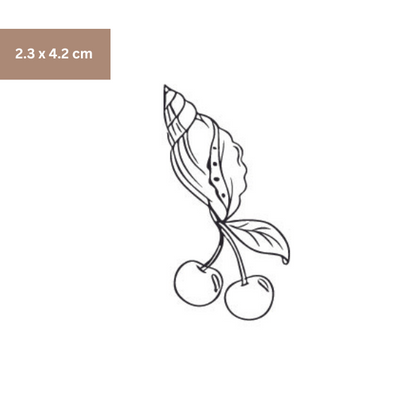 Muschel Cherry Tattoo - Henna Tattoo Schweiz