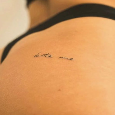 bite me Tattoo - Henna Tattoo Schweiz