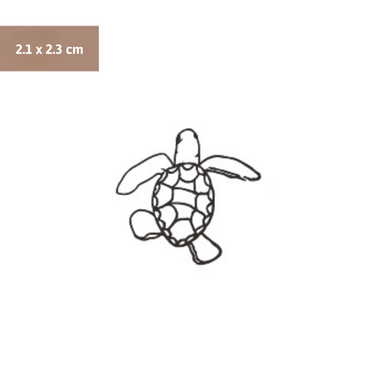 Mini Schildkrotte Tattoo
