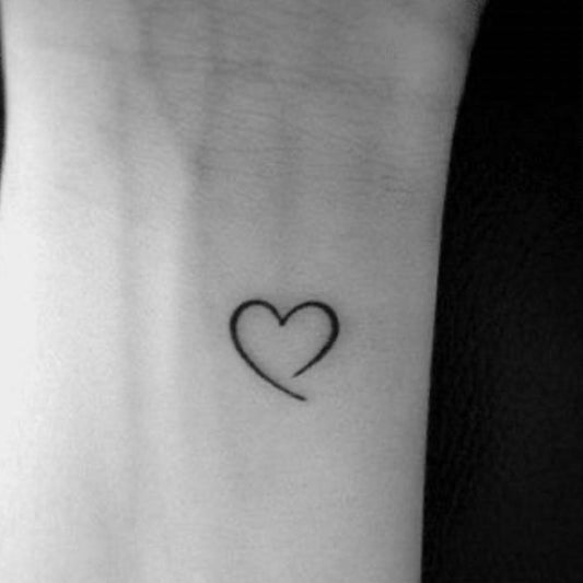 Offenes Herz Tattoo - Henna Tattoo Schweiz
