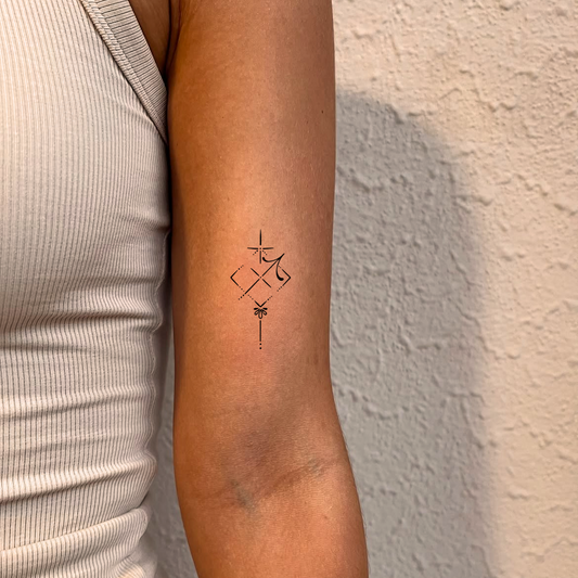 Sternzeichen Schütze Tattoo