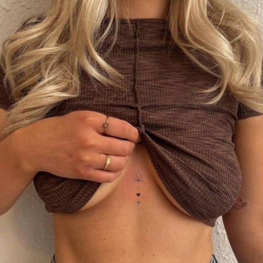 Lotus Herz Tattoo - Henna Tattoo Schweiz