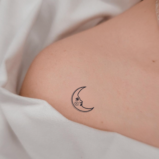 Mond Tattoo - Henna Tattoo Schweiz
