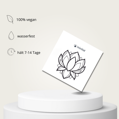 Lotus Blume Tattoo - Henna Tattoo Schweiz