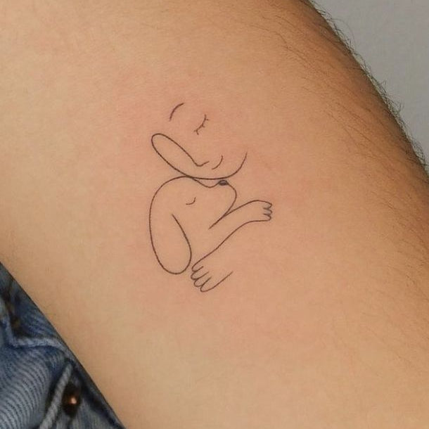 Hund liebe Tattoo