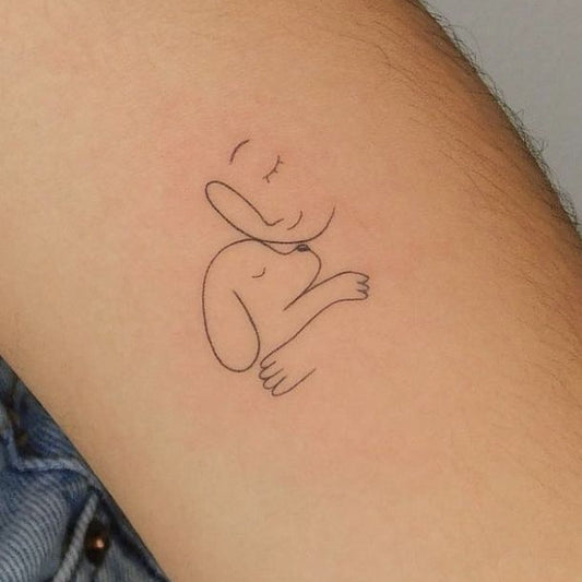 Hund liebe Tattoo