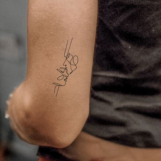 Liebes Paar Tattoo - Henna Tattoo Schweiz