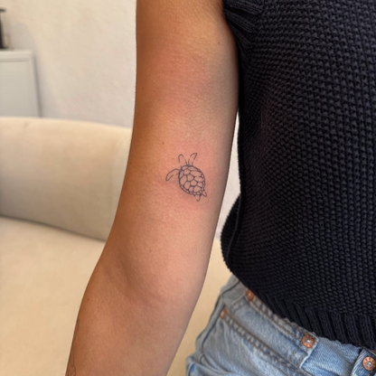 Mini Schildkrotte Tattoo