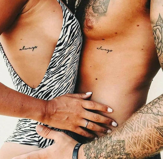 Always - Couple Tattoo - Henna Tattoo Schweiz