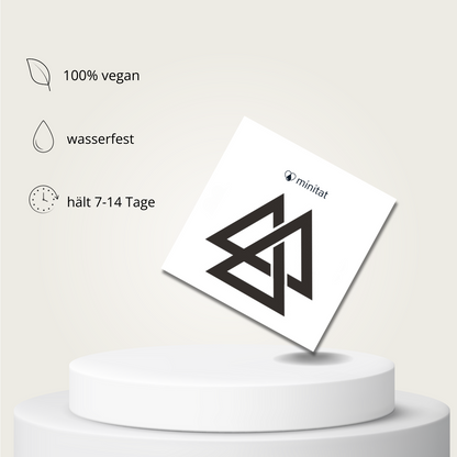 Valknut I Wotansknoten Tattoo