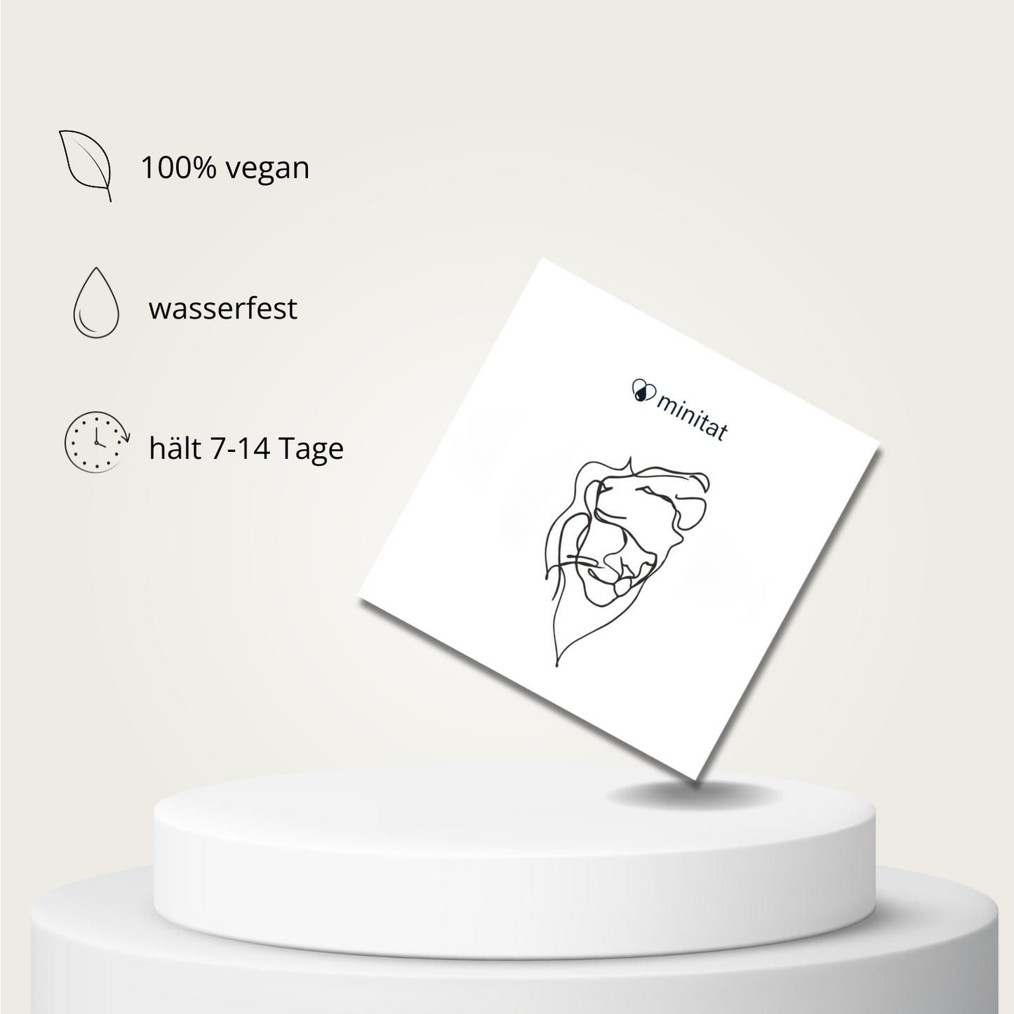 Löwen Love Tattoo