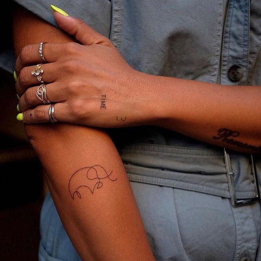Elefant Tattoo - Henna Tattoo Schweiz