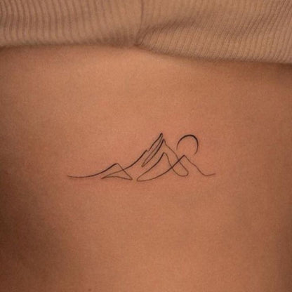 Mountain Berge Tattoo