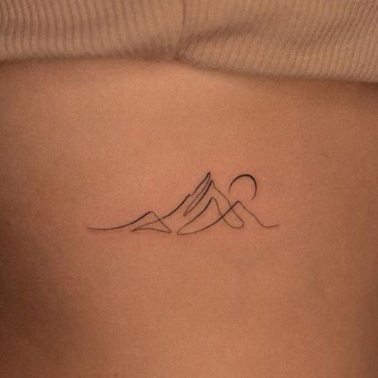 Mountain Berge Tattoo